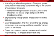 Green Advantages of DVB-T2