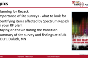 TV – Repack Implementation Planning