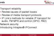 Reliable Transport of Audio and Data Over IP