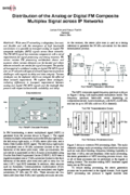 Distribution of the Analog or Digital FM Composite Multiplex Signal across IP Networks