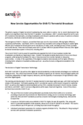 New Service Opportunities for DVB-T2 Terrestrial Broadcast