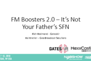 FM Boosters 2.0 – It’s Not Your Father’s SFN